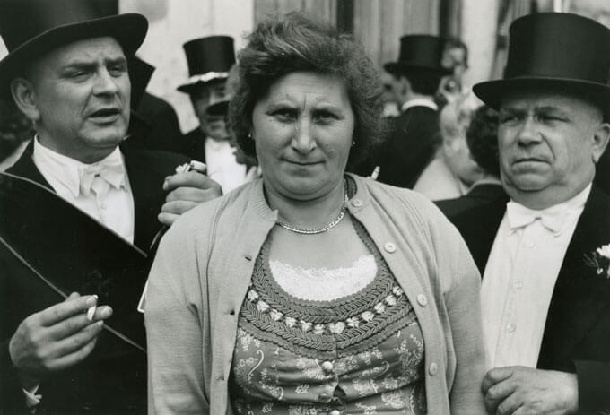 Drinkers from the shooting club, Dusseldorf, W. Germany, 1957
