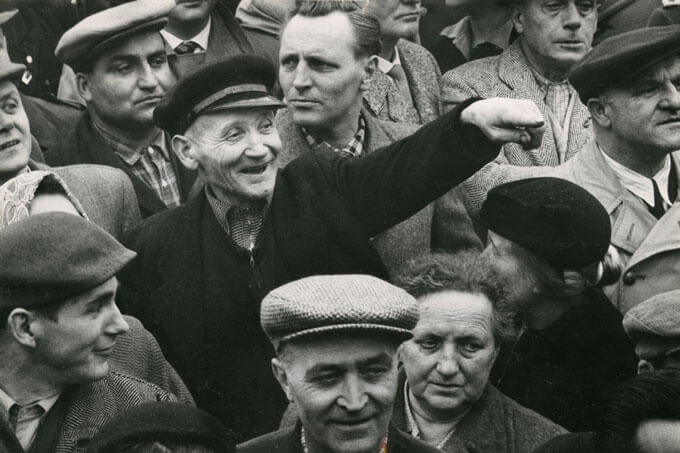 Soldiers of the People's Army, Leipzig, E. Germany, 1959